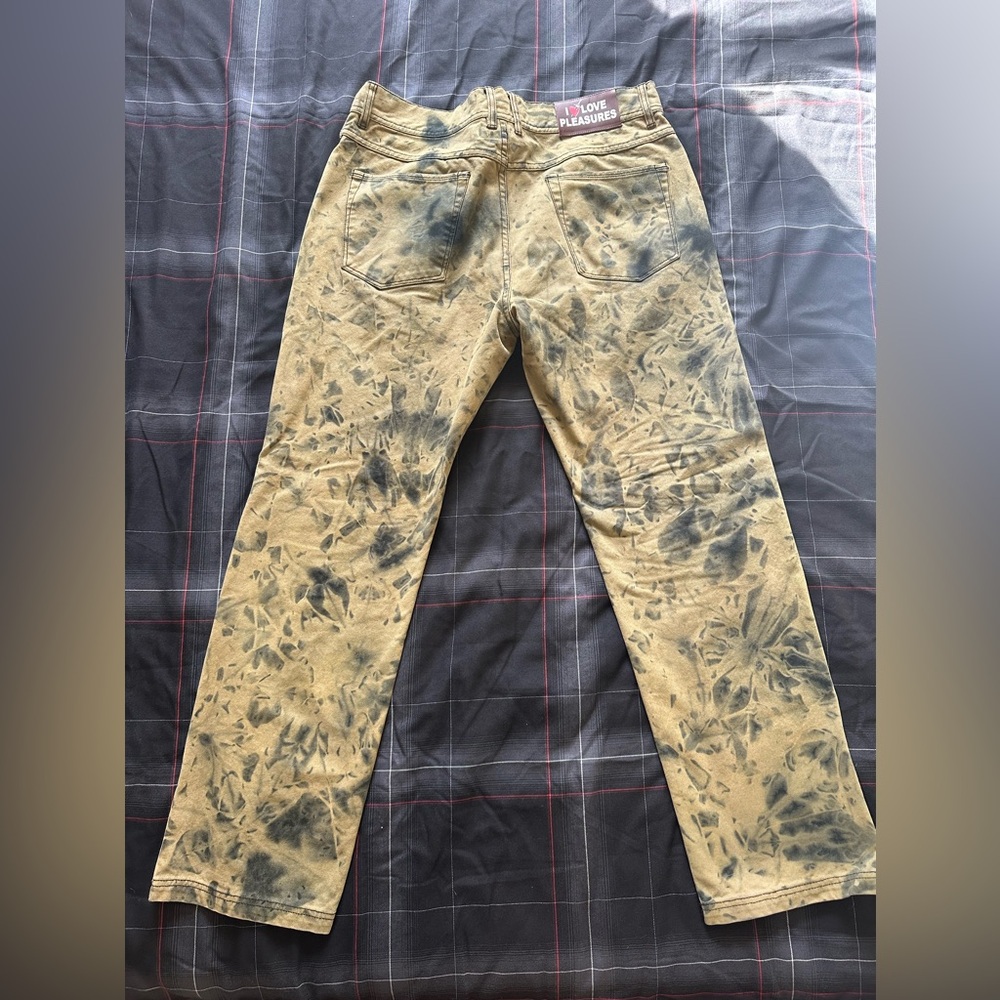 Pleasures Locust Twill Pants Yellow/Green